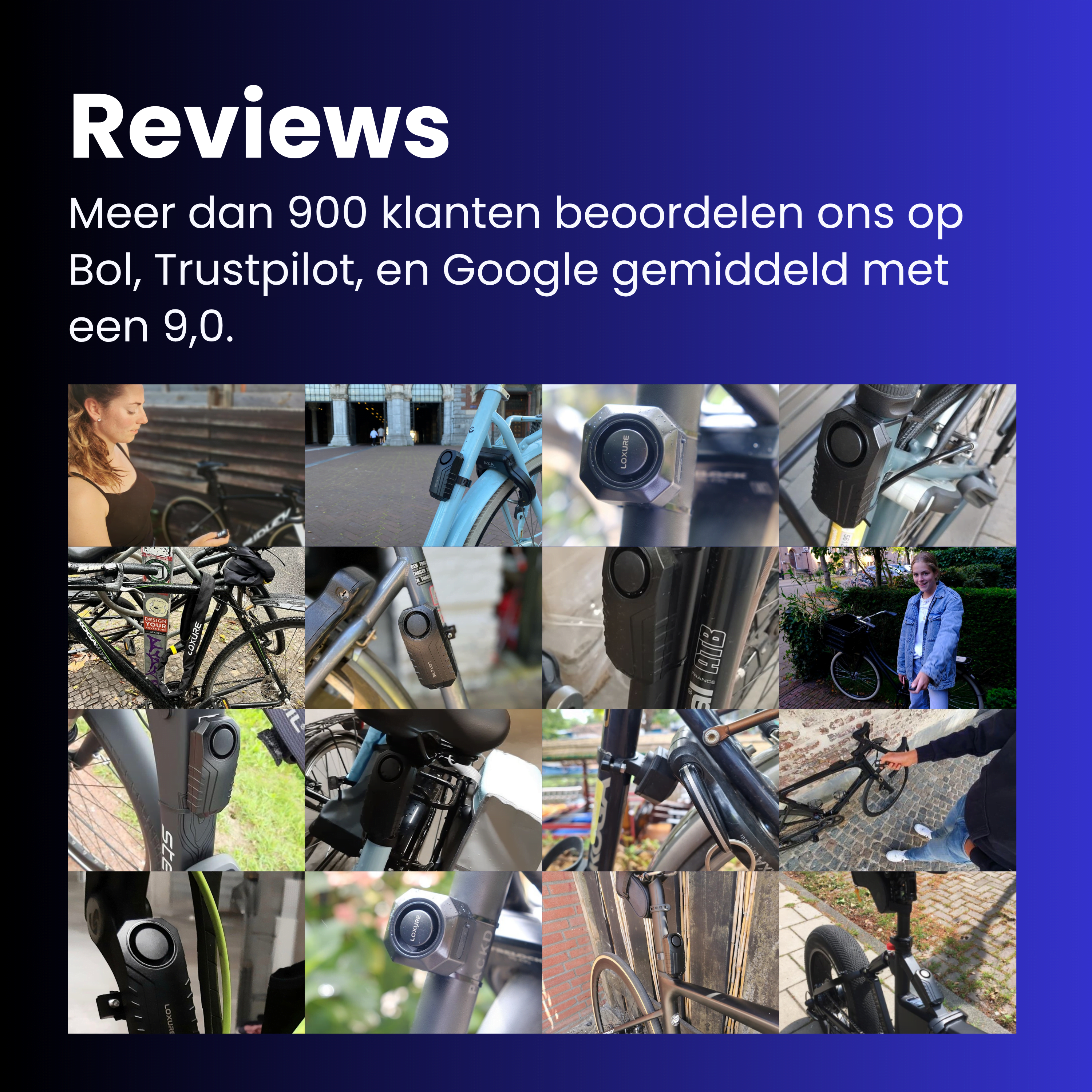 Fietsslot met Alarm (ART3) Loxure