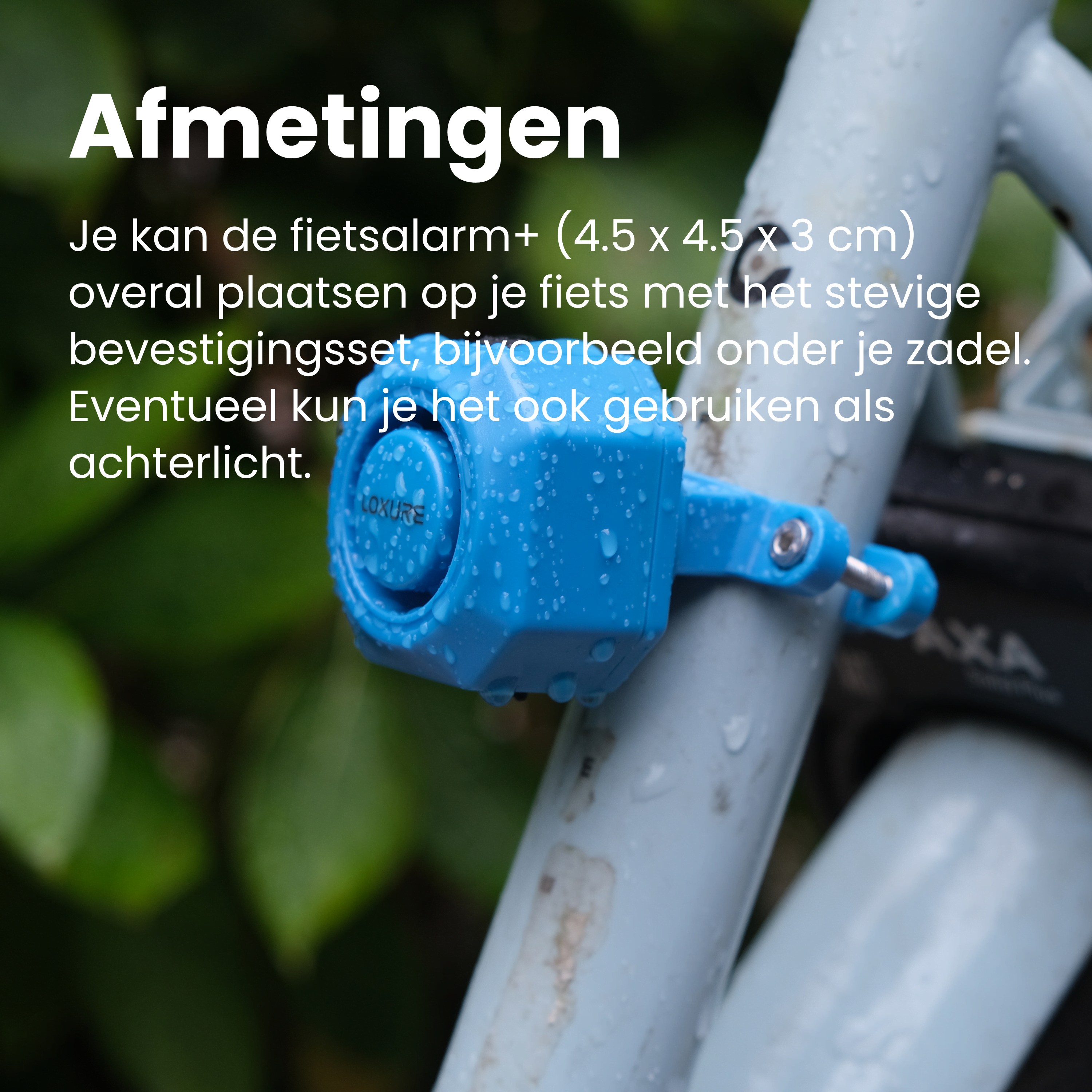 Fietsalarm+ (blauw) Loxure