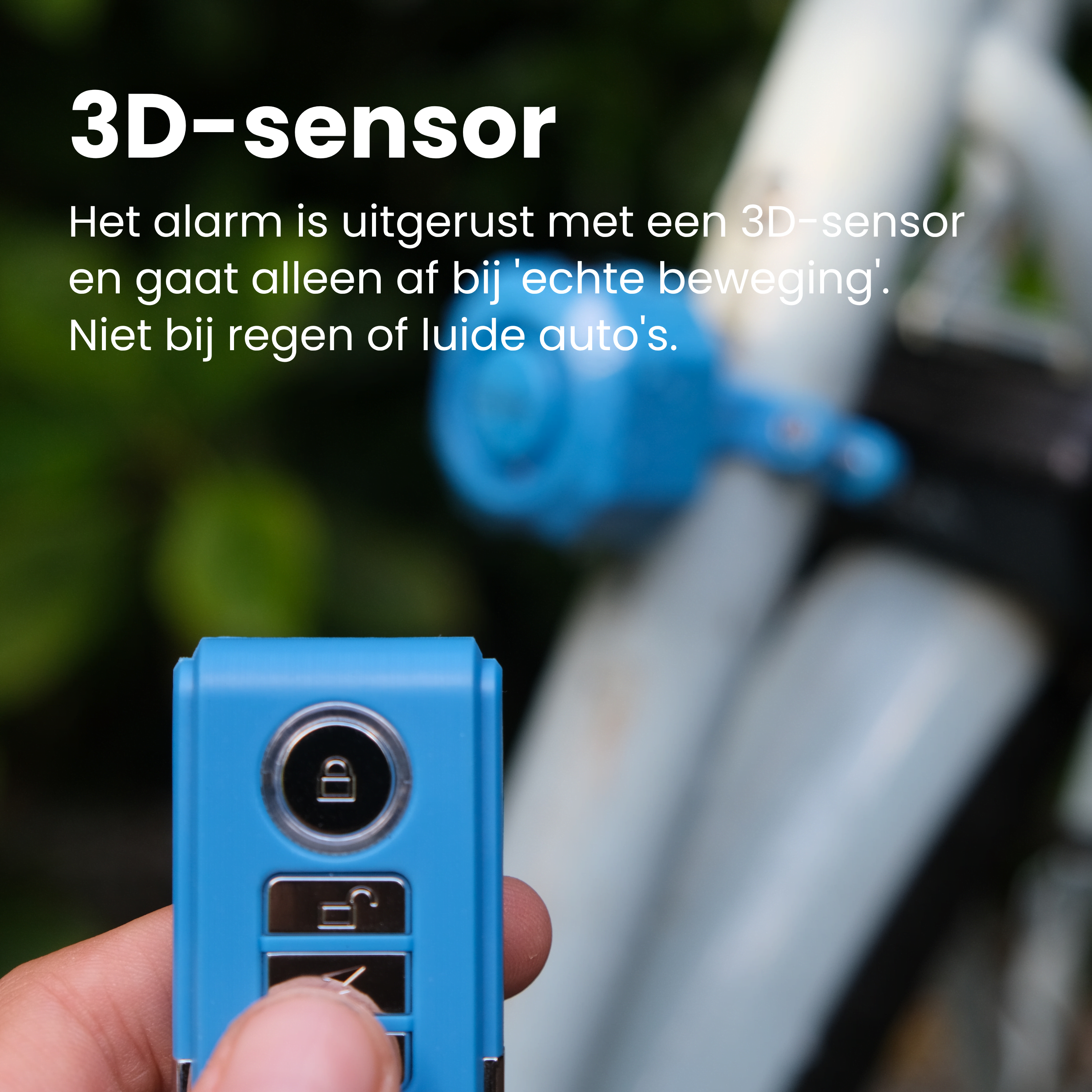Fietsalarm+ (blauw) Loxure