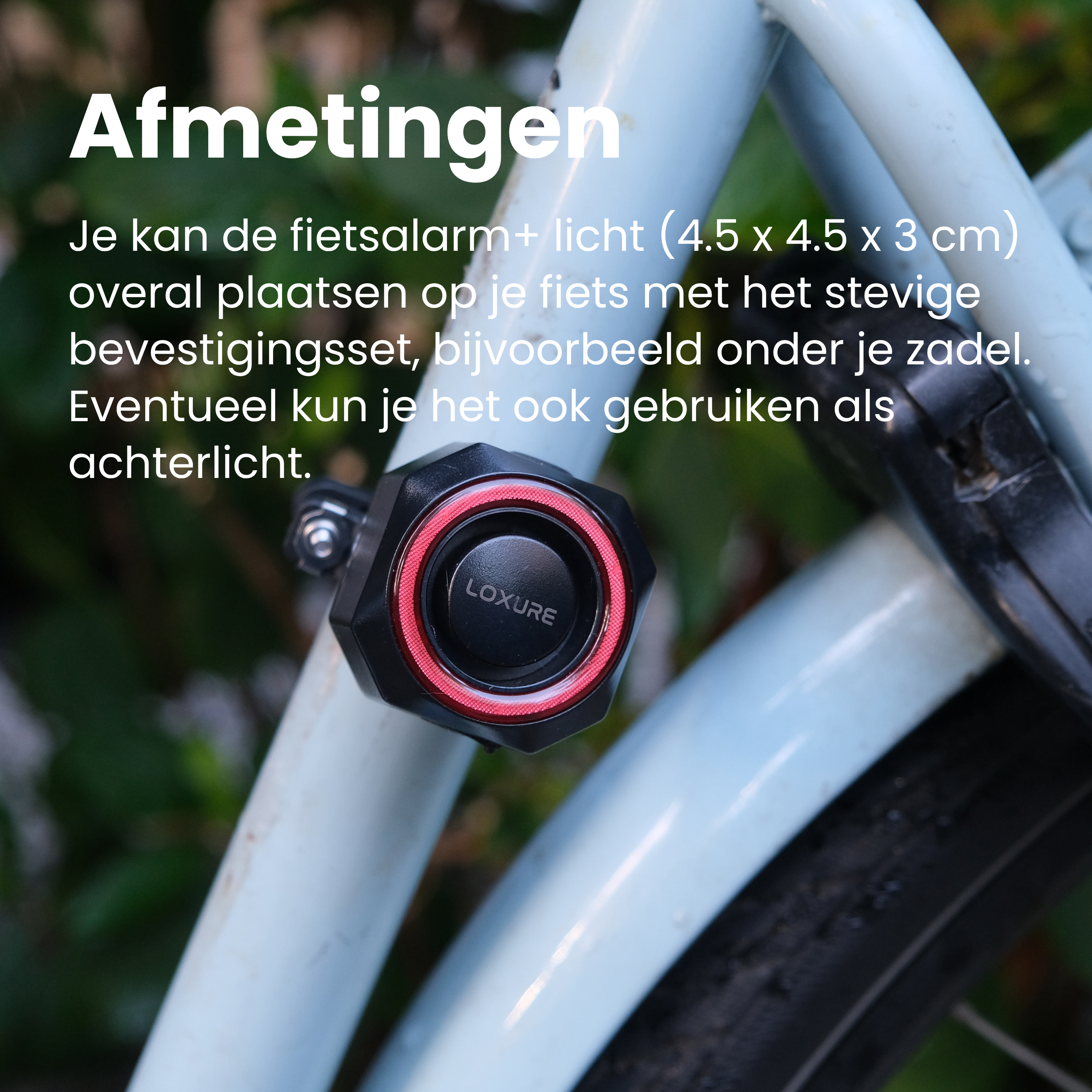 Fietsalarm+ Licht Loxure