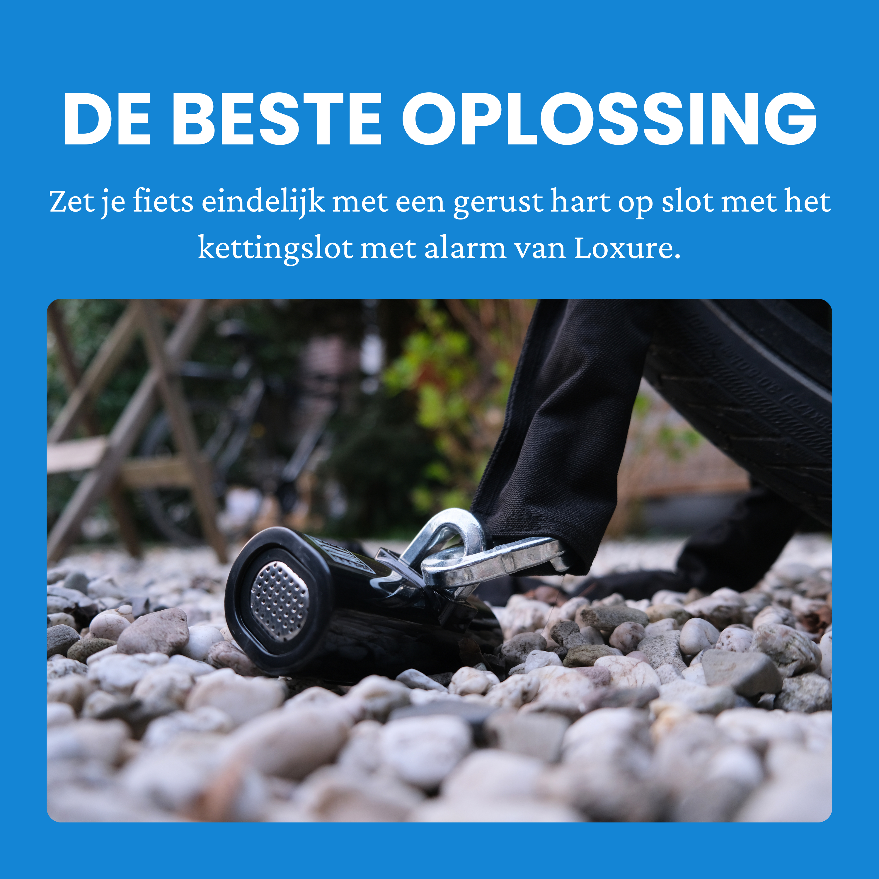 Fietsslot met Alarm (ART3) Loxure