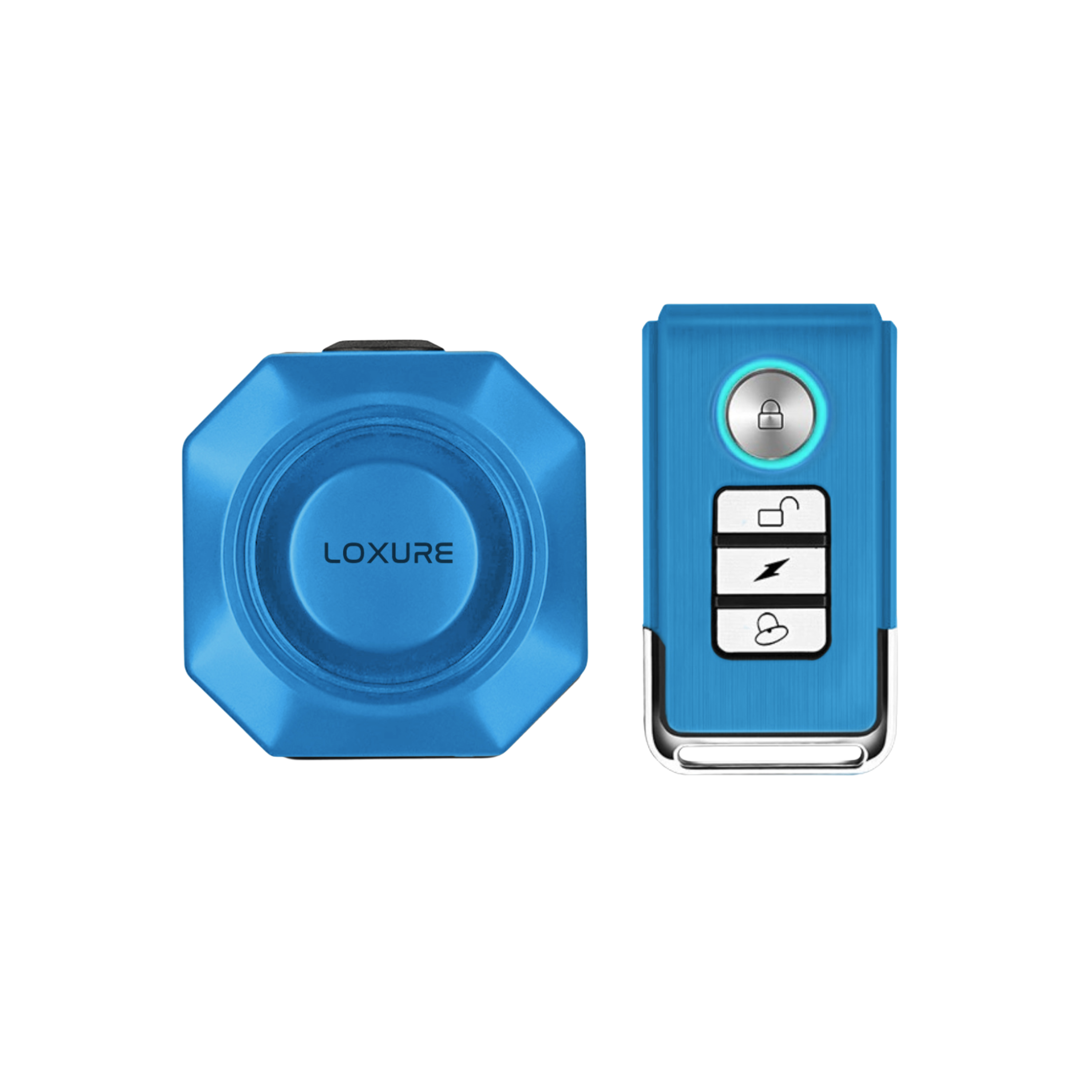Fietsalarm+ (blauw) Loxure